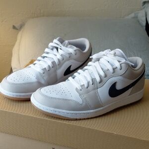 Nike White and Gray Athletic Shoes